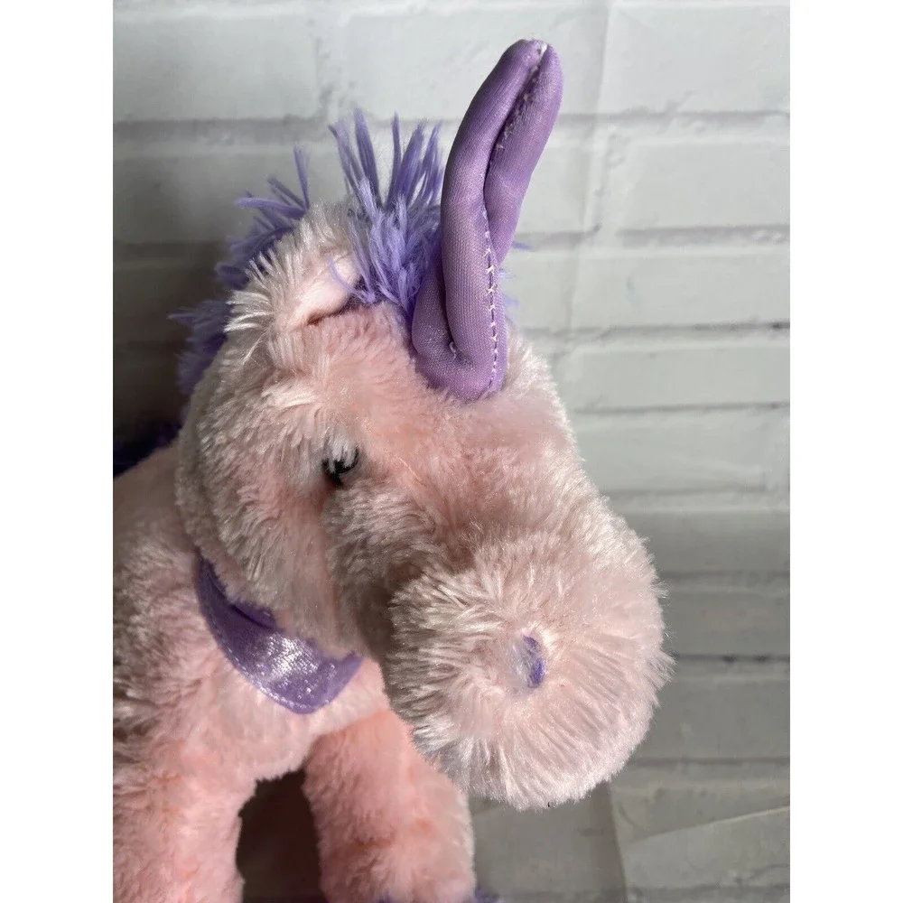 Target Circo Unicorn Stuffed Animal Toy Pink Plush Purple Mane Tail Horn